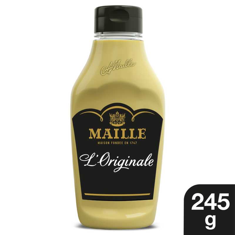 Maille Moutarde de dijon originale flacon souple 245g 1