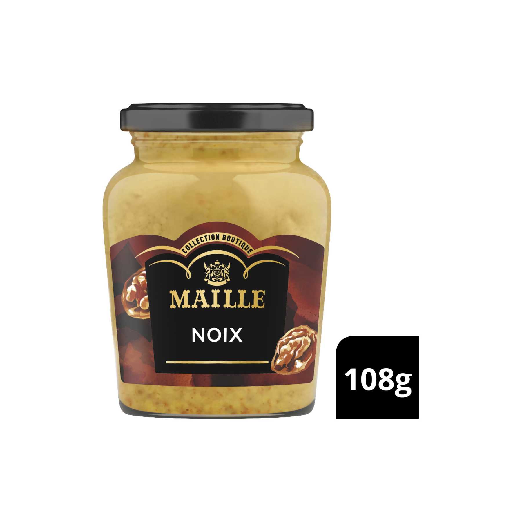 Maille - Moutarde au vin blanc, noix, 108 g