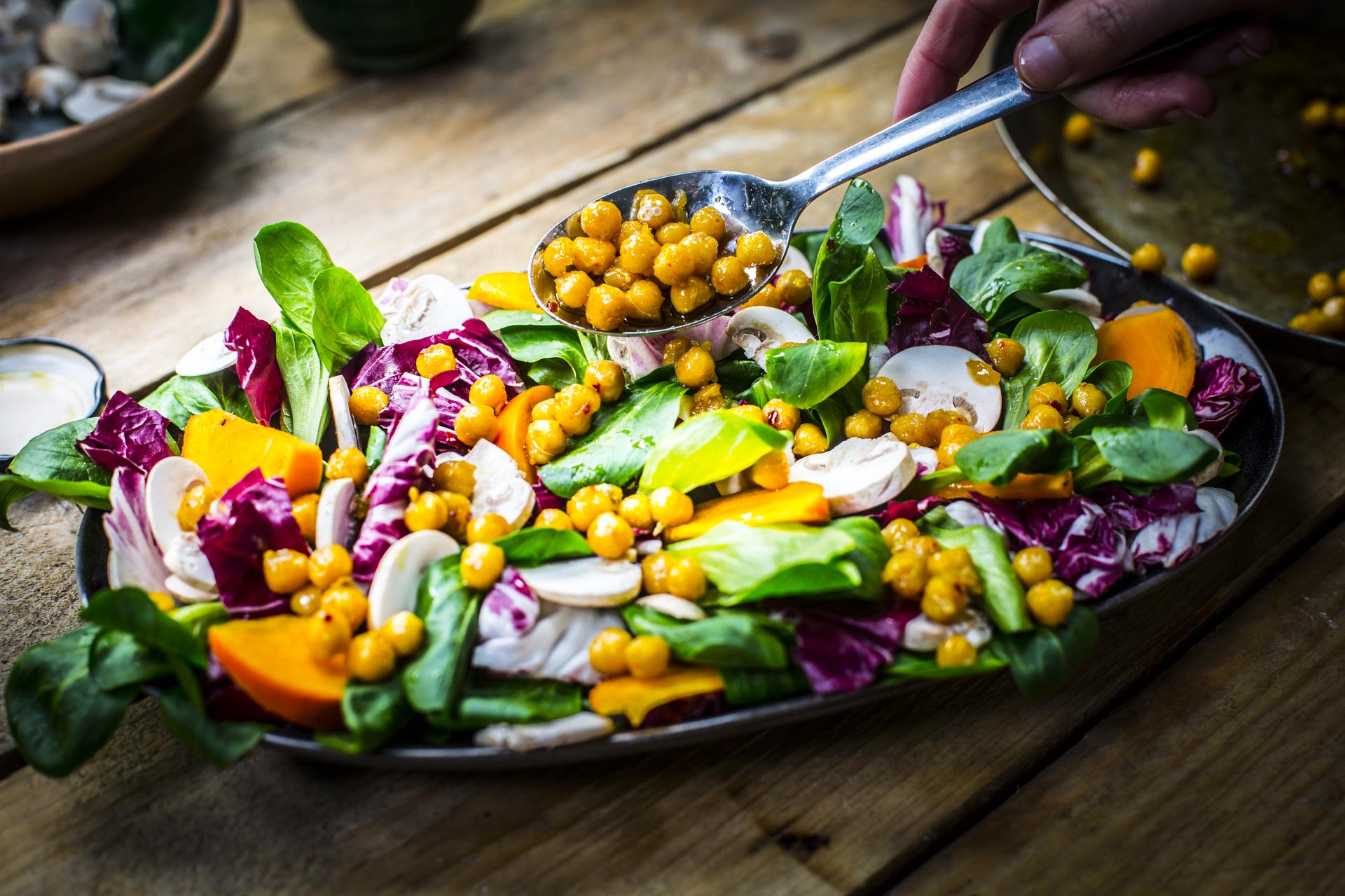 Wintersalat mit Kichererbsen4