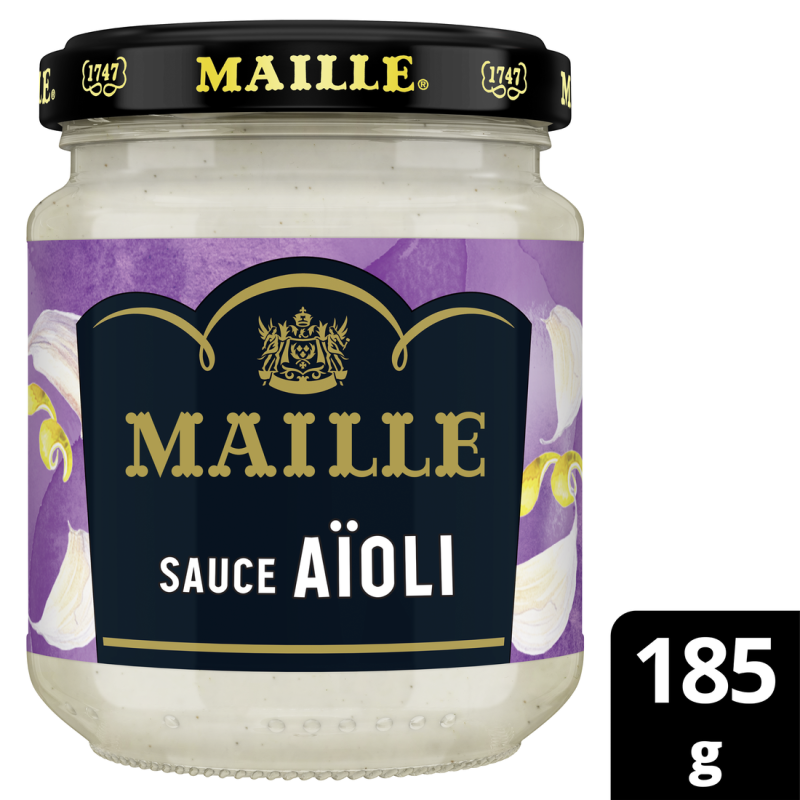Maille Sauce Aïoli, Zeste de citron, 185 g