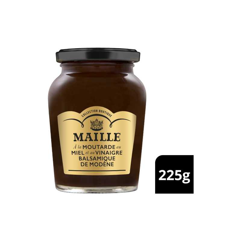 Maille - Spécialité à la moutarde au miel et au vinaigre balsamique de Modène, 225 g
