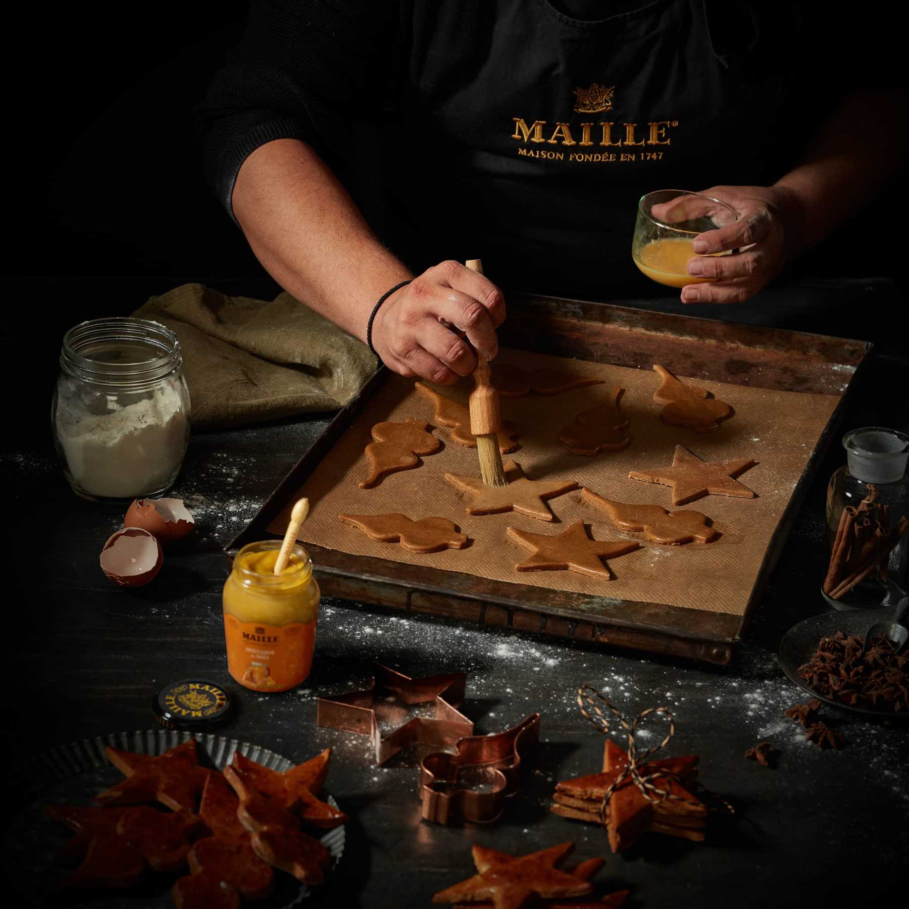 Biscuits épicés à la moutarde Maille