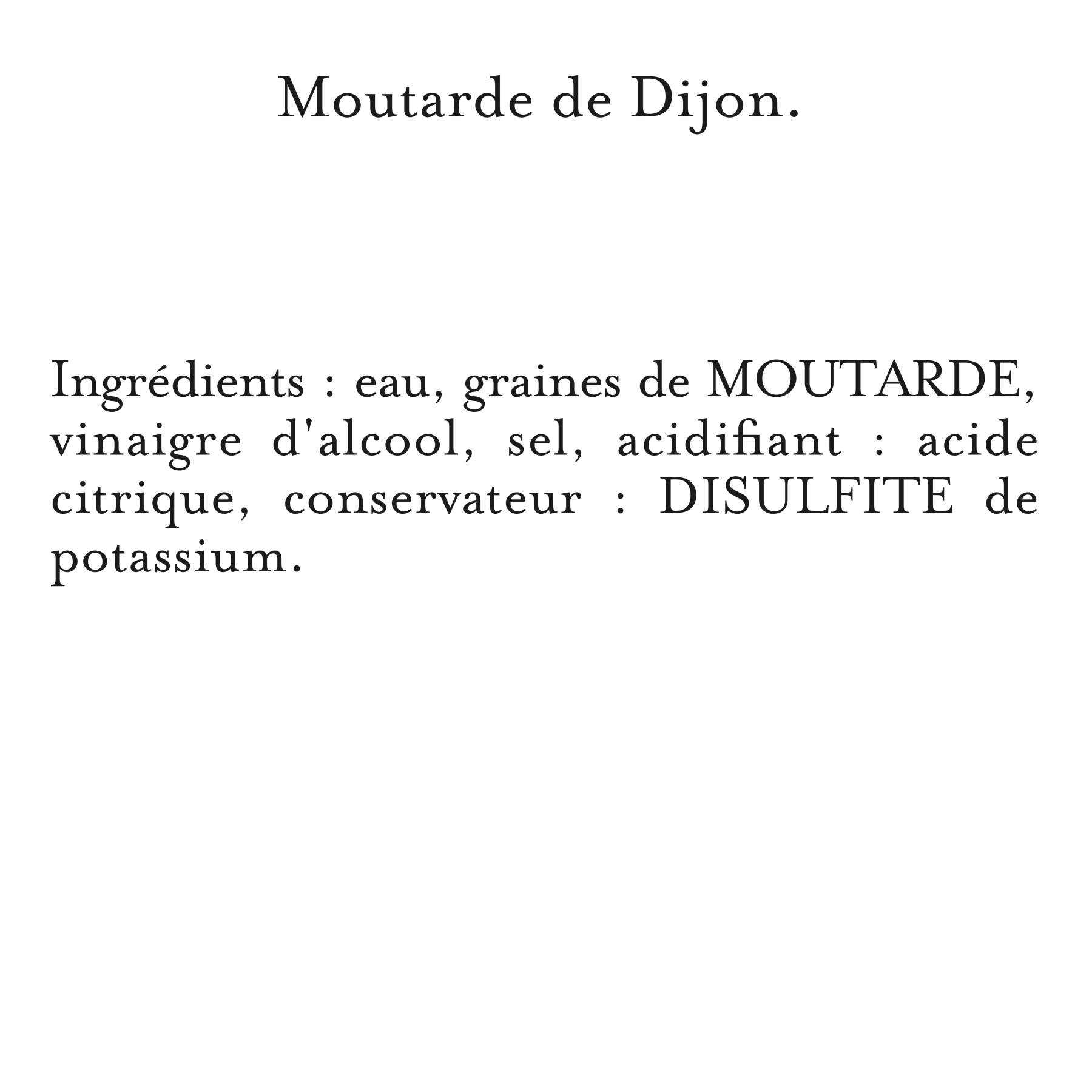 Moutarde Fine de Dijon MAILLE
