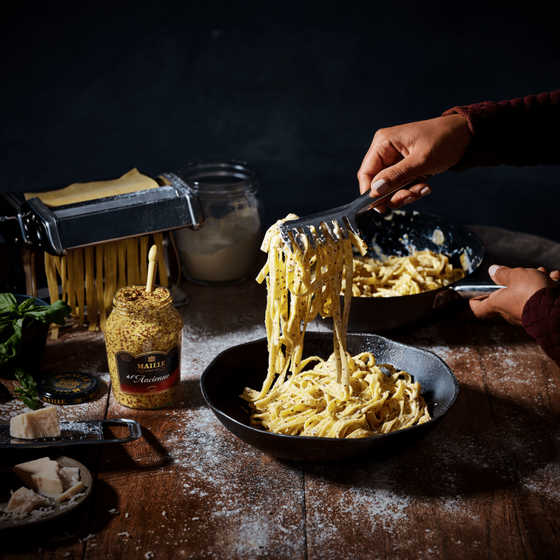 Maille Fresh Pasta avec de Moutarde à l'Ancienne classique
