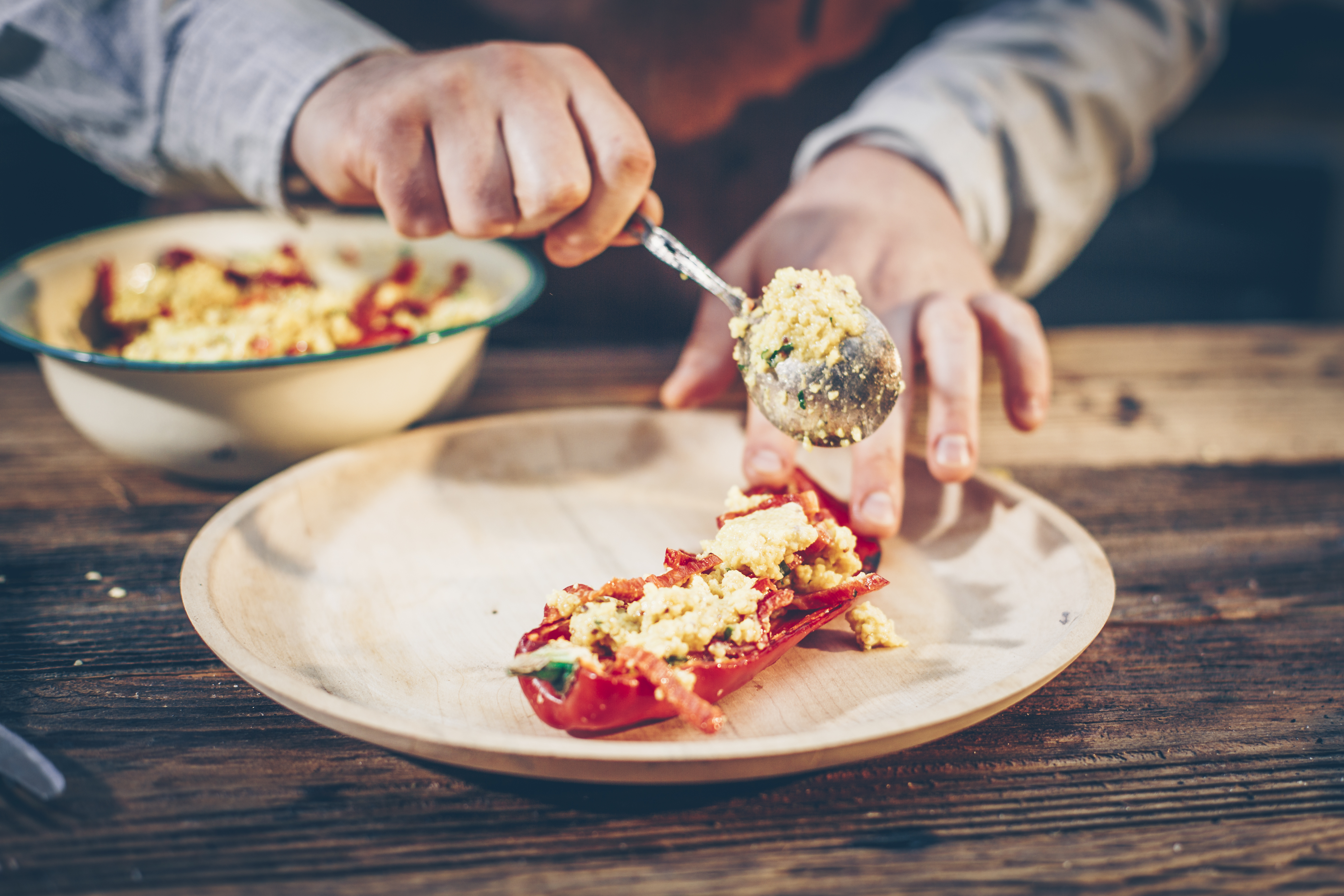 Hähnchen-Ananas-Spieße mit Couscous6