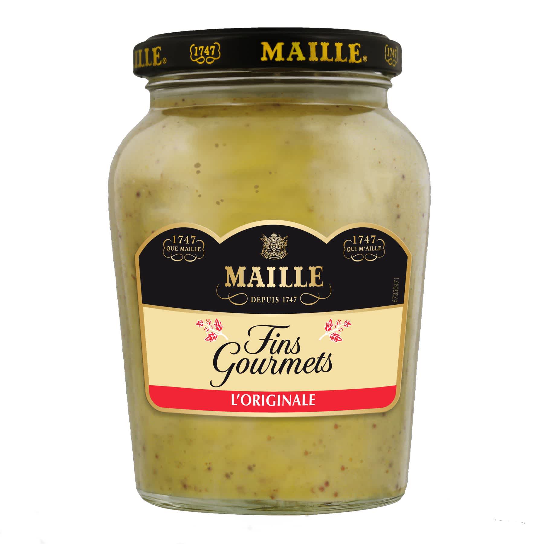 Maille - Spécialité à la Moutarde Fins Gourmets L'Originale Bocal 340 g, overview