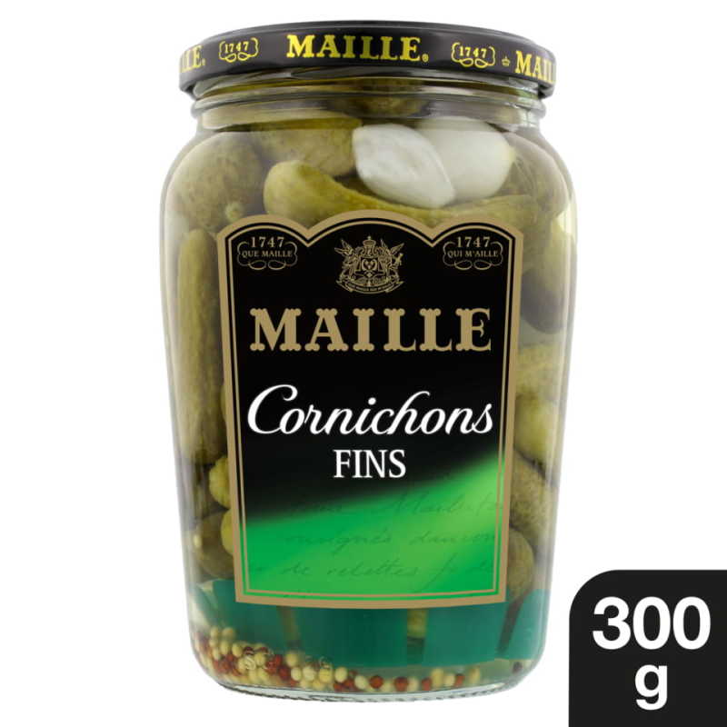 Maille - Cornichons Fins Bocal 300 g