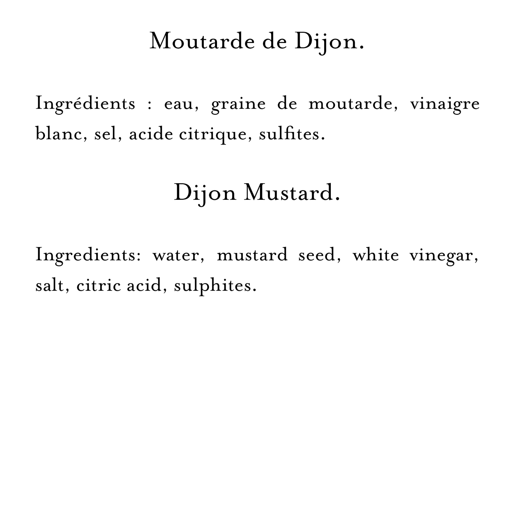Ingredients (19)
