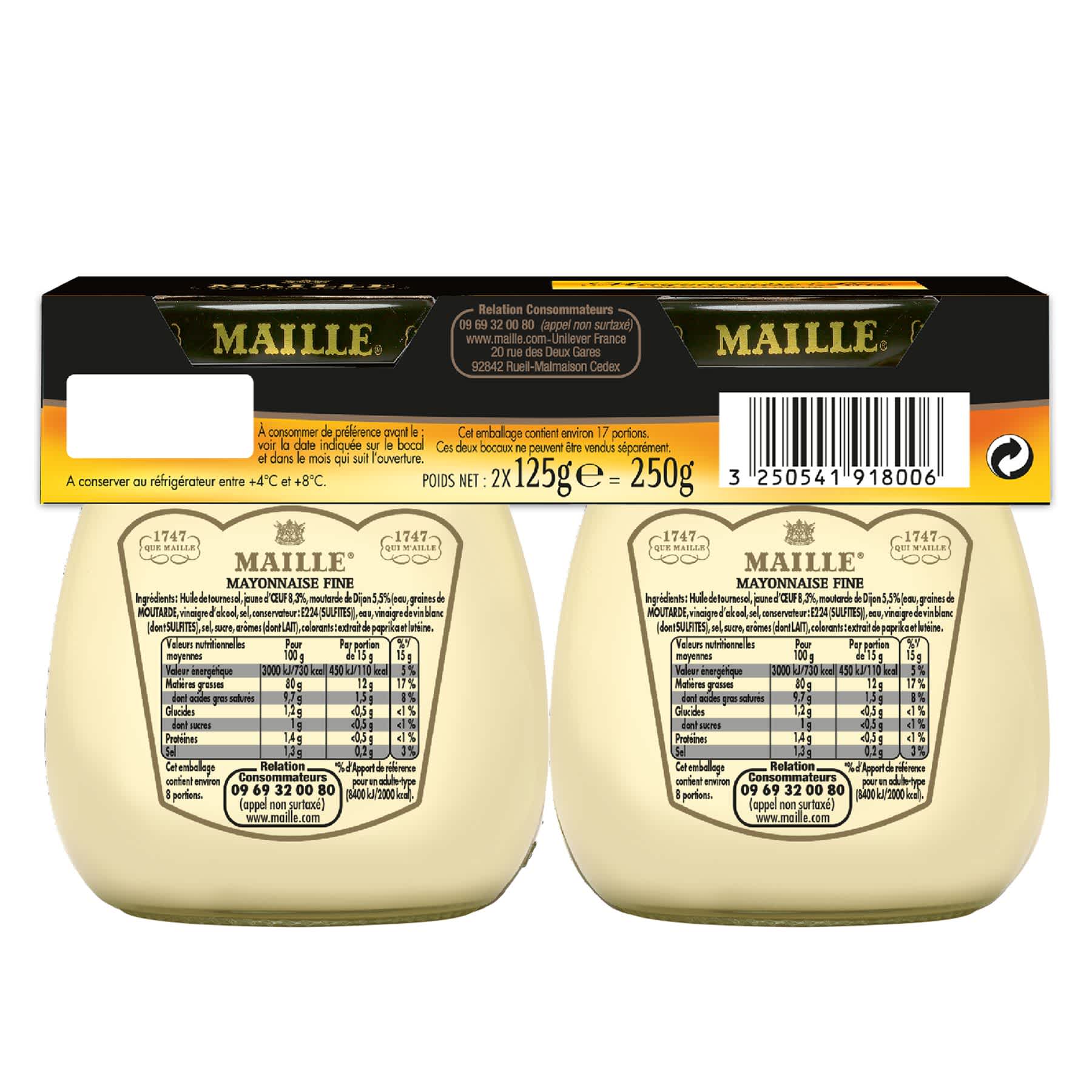 Maille, Moutarde, Fins gourmets, 320 gr