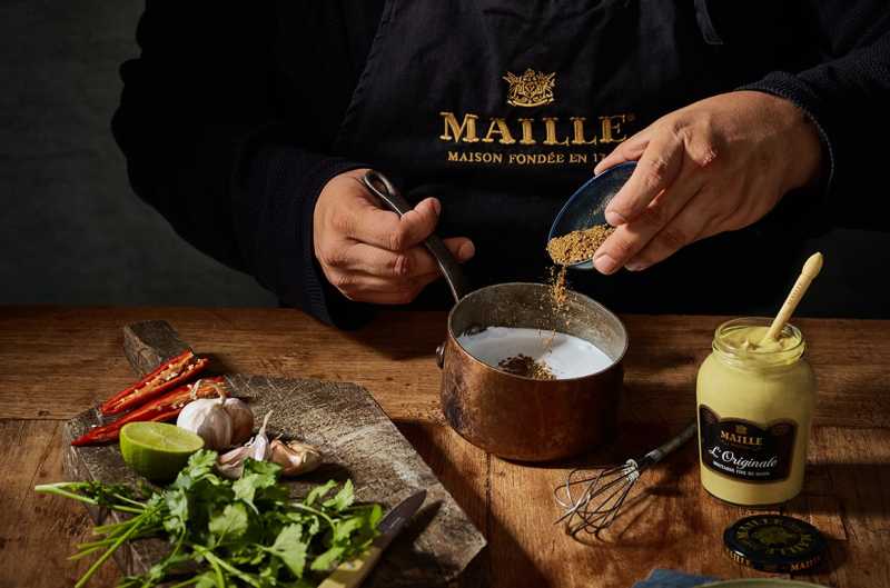 Ce lien va ouvrir une nouvelle fenêtre: Sauce Moutarde au Miel Maille et coco