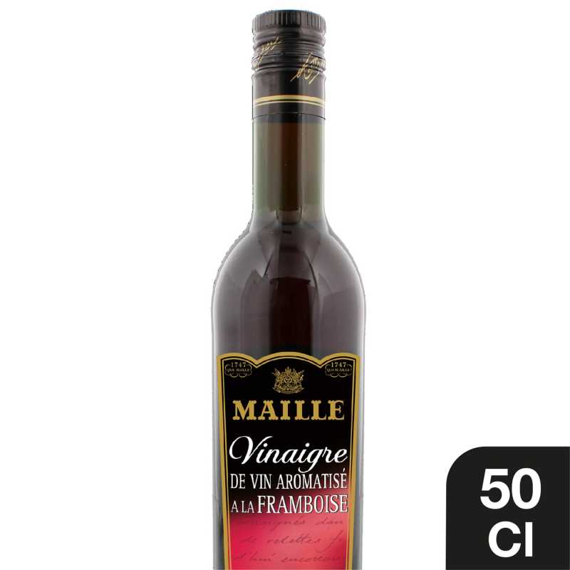 Maille Vinaigre de Vin Rouge aromatise a la Framboise 50cl 1