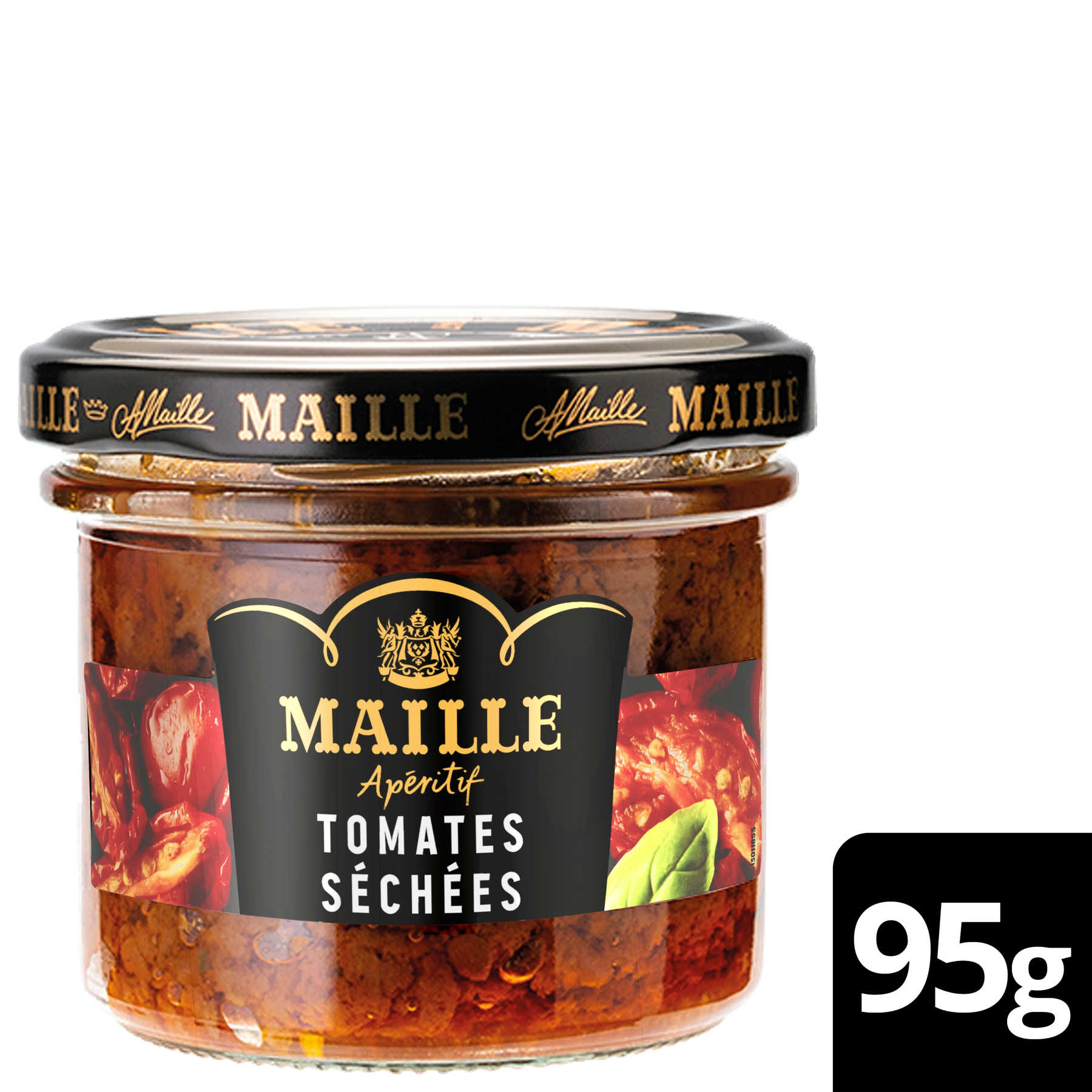 MAILLE APERITIF TOMATES SECHEES & POINTE DE BASILIC, 95G 