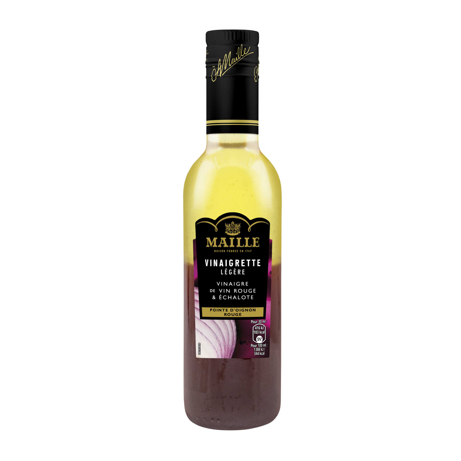 Vinaigre de vin rouge aromatisé à l'échalote - Maison Gosselin