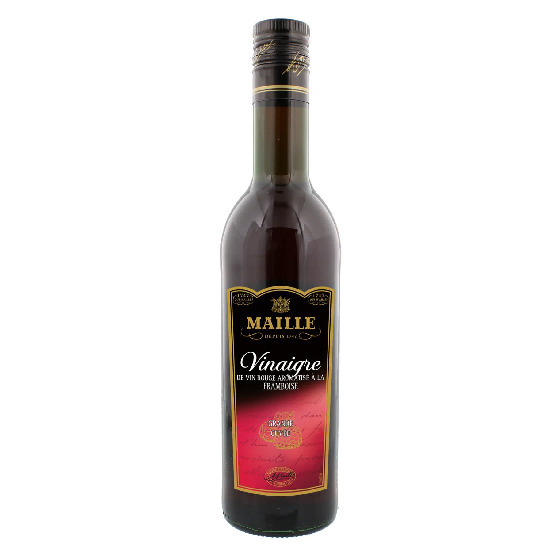 Maille - Vinaigre de Vin Rouge aromatisé à la Framboise 50 cl, overview