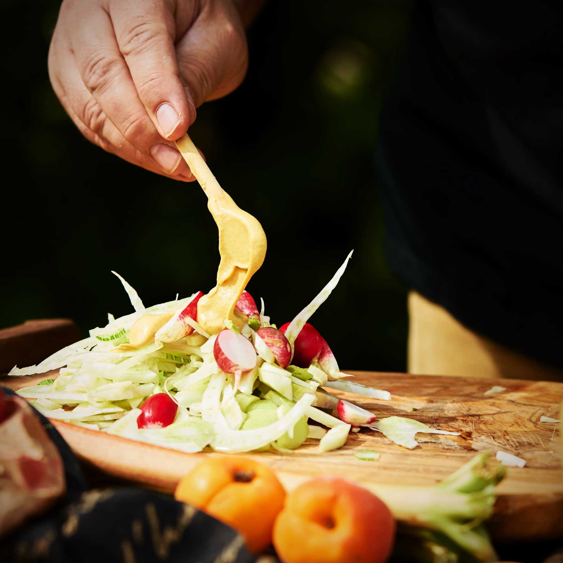 Maille Rhubarb And Fennel Mustard Salad