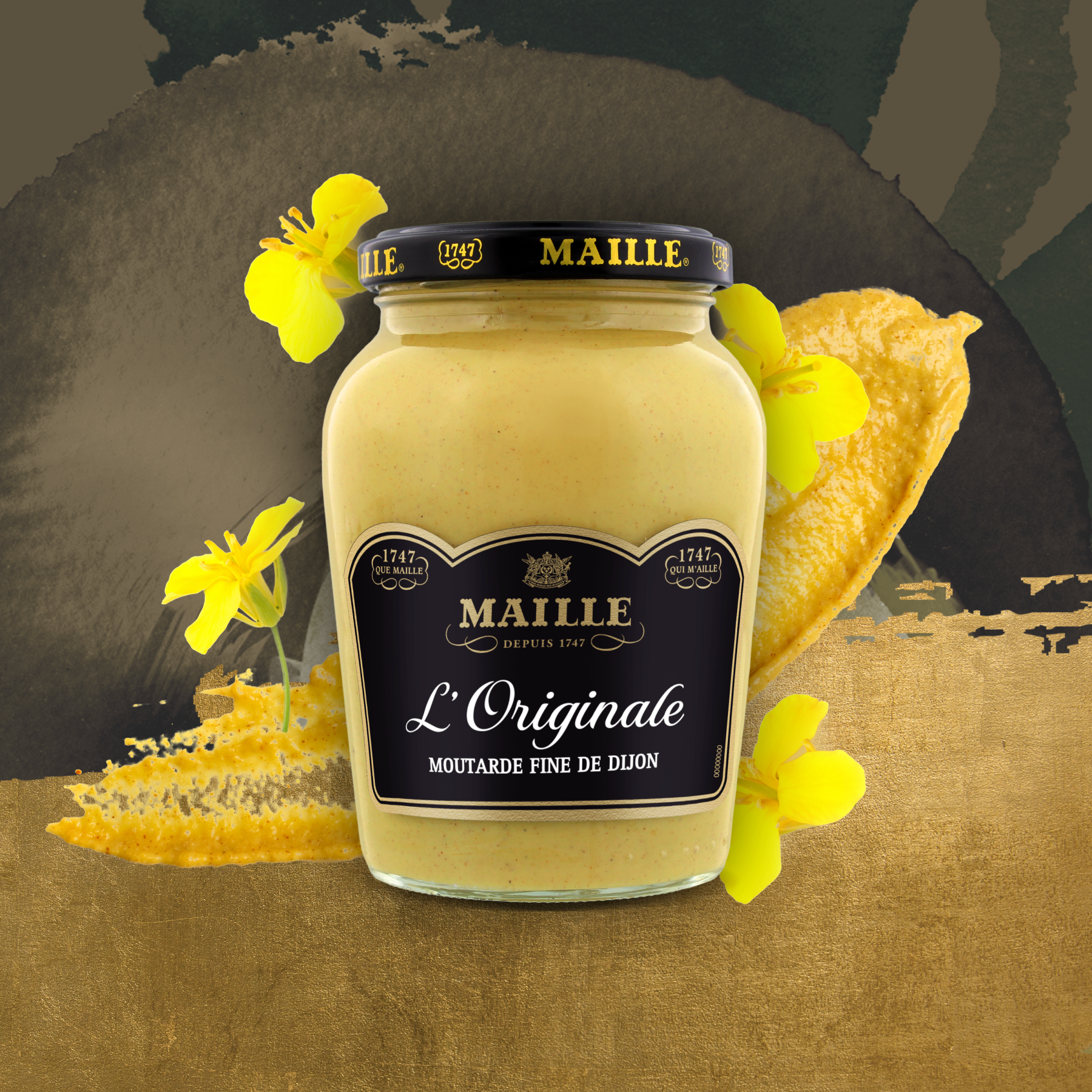 Maille - L'Originale Moutarde Fine De Dijon Bocal 360g