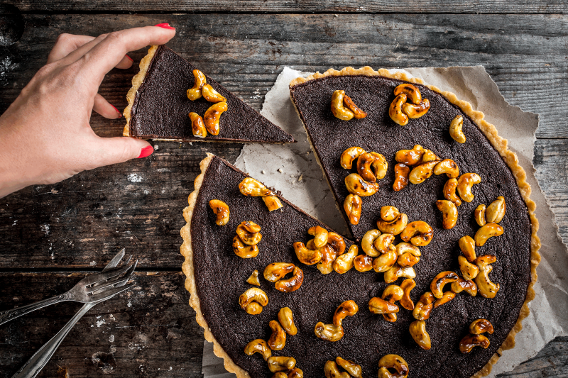 Tarte au Chocolat mit Cashew-Senf-Topping img