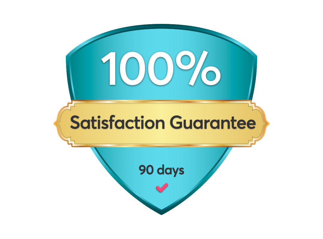 100 Satisfaction Guarantee badge - transp bg