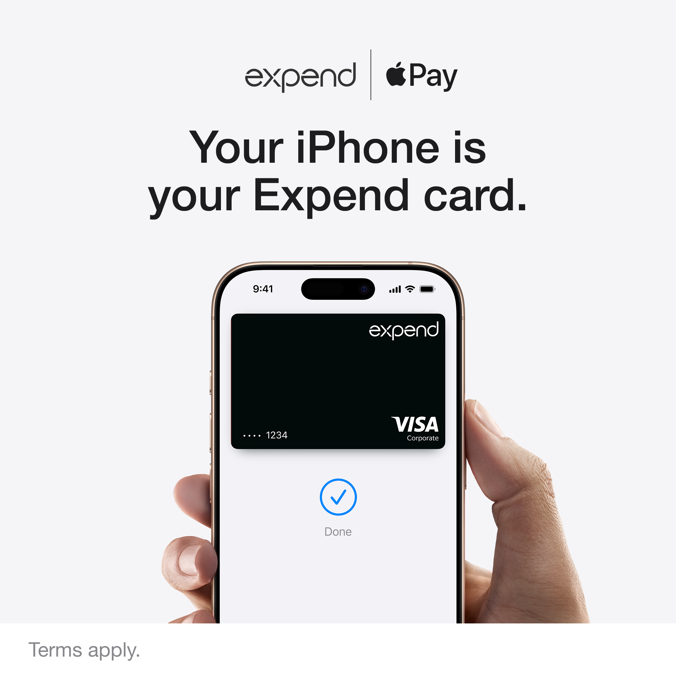 Your iphone is your expend card