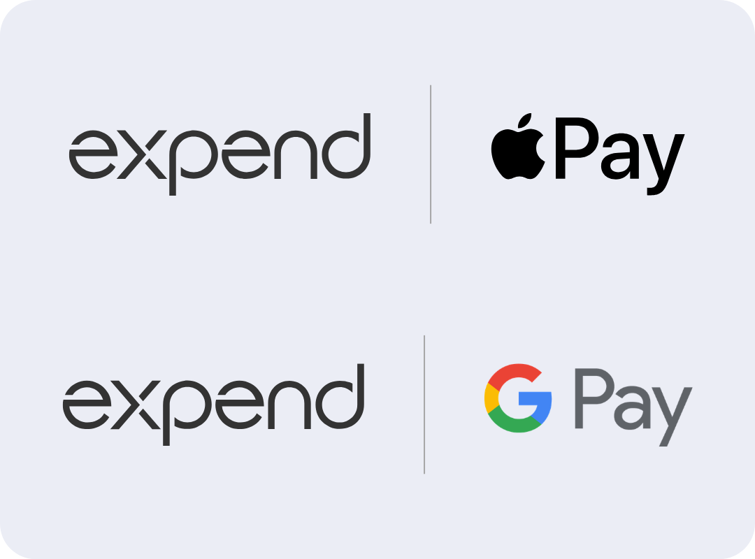 Apple Pay and Google Pay with Expend