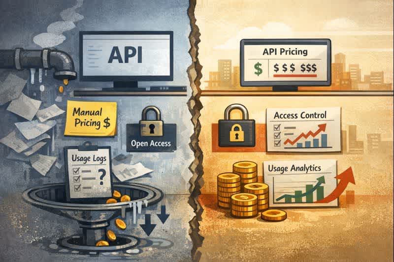 What problem API & Data Monetization solves - Chaotic vs Organized