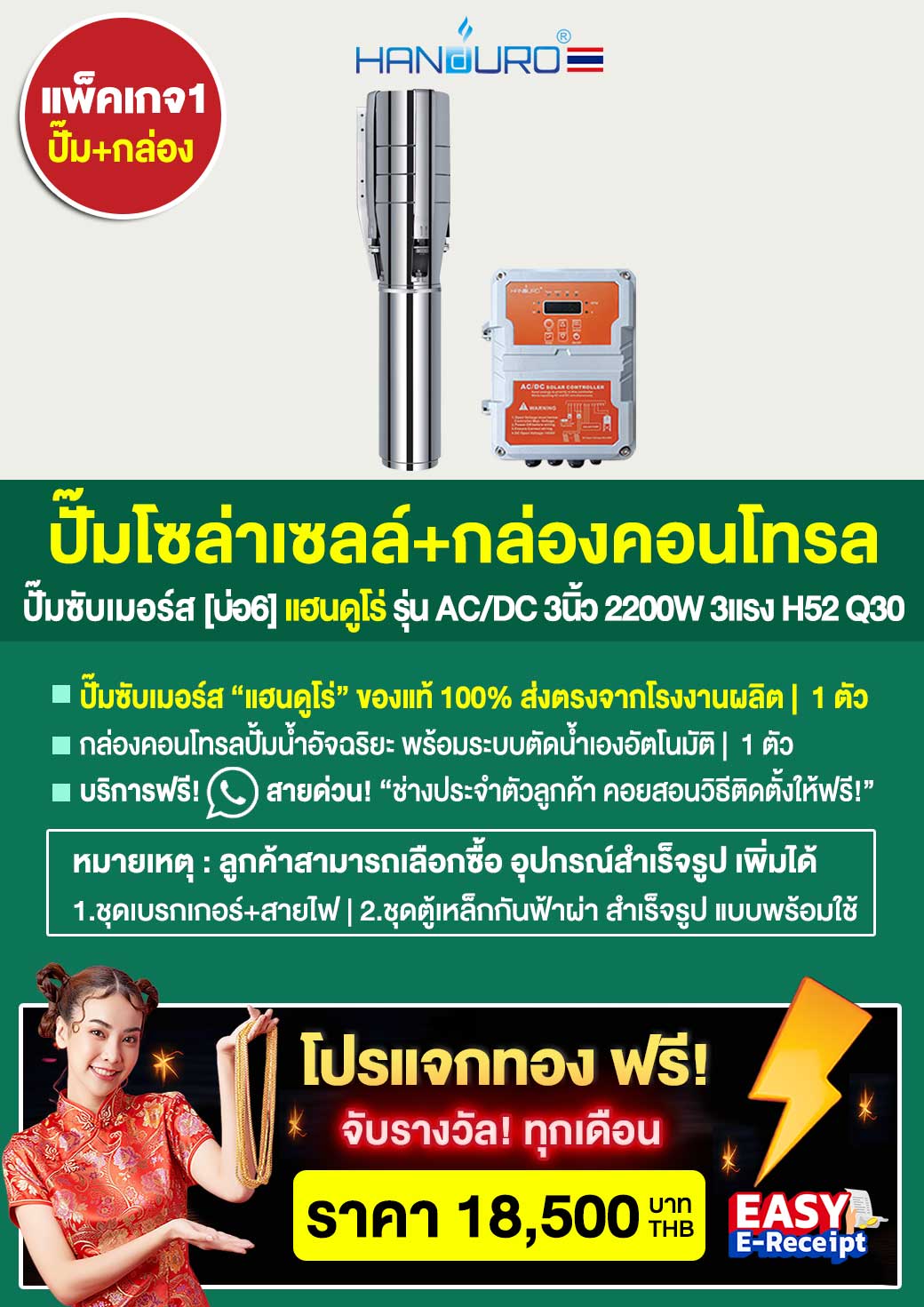 3.ADSubmersible pump2200W