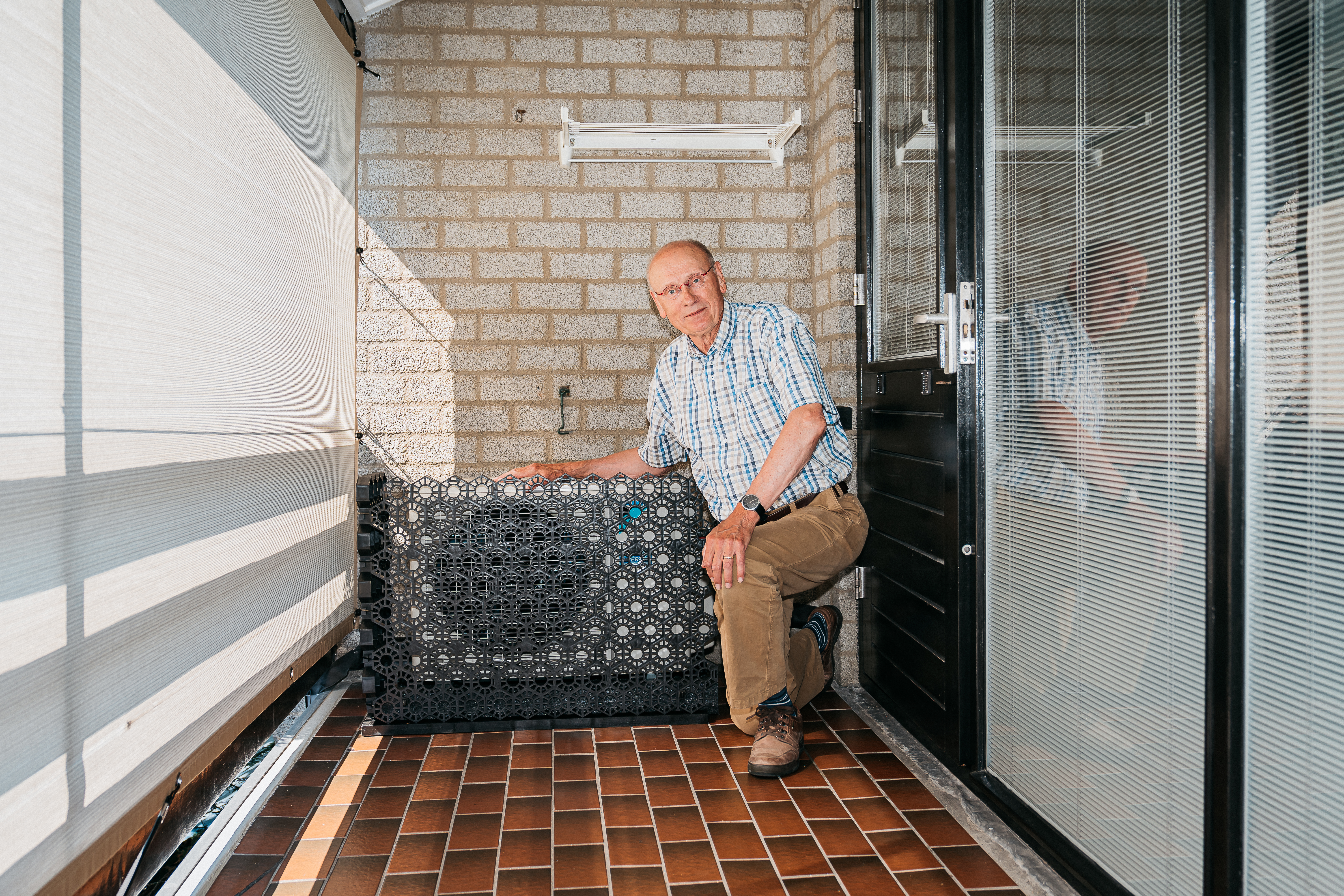 Dhr. Kamp uit Vlissingen met zonnepanelen en een airco