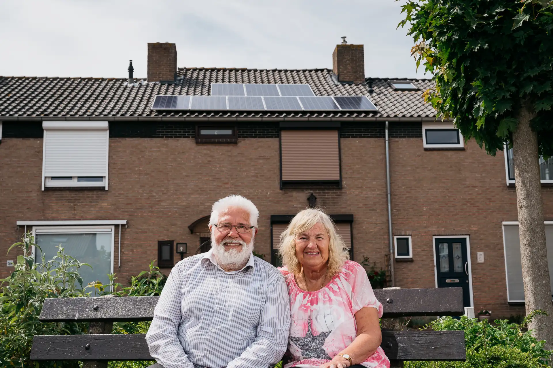 Dhr. en Mevr. van Weerdhuizen uit Middelburg met zonnepanelen