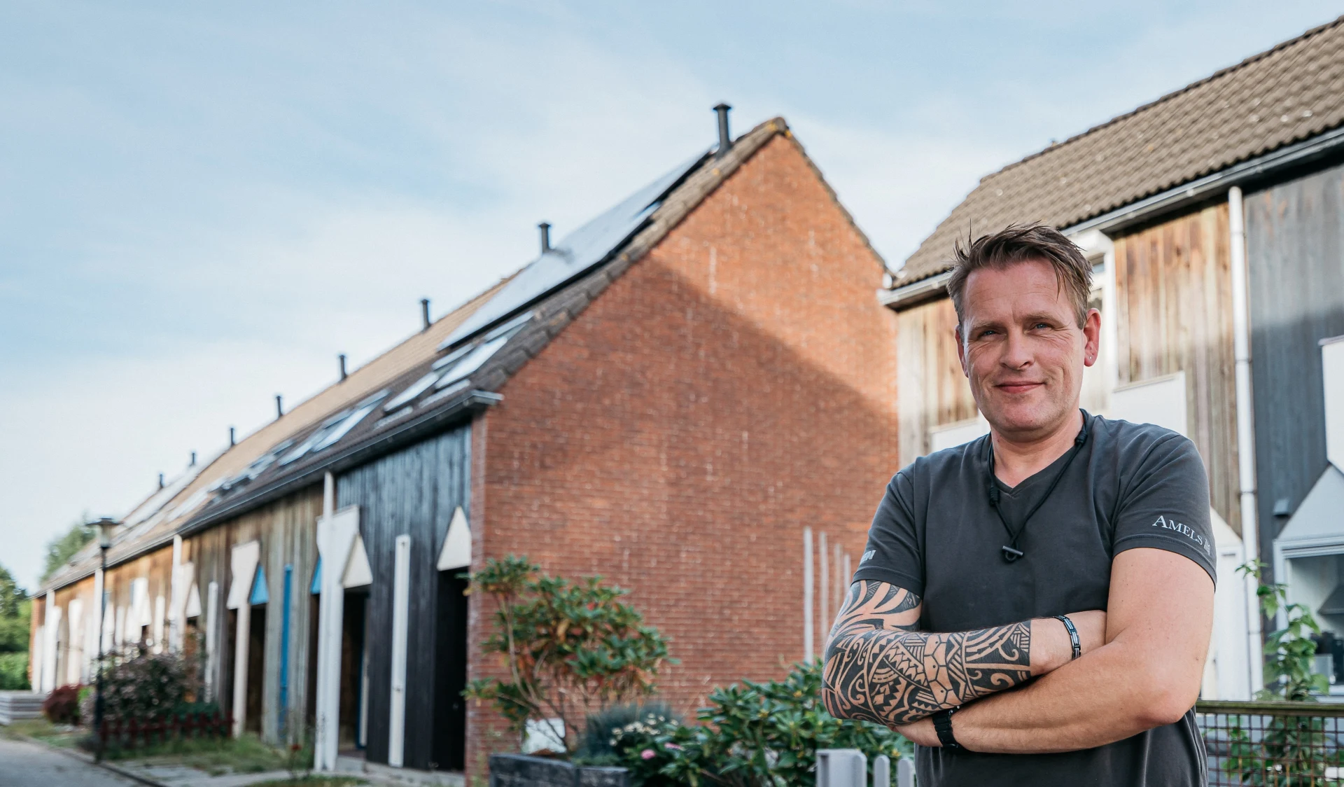 Eric van Bijsterveld uit Vlissingen met zonnepanelen en een cv-ketel