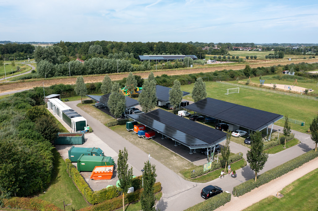 Olmenveld drone shot