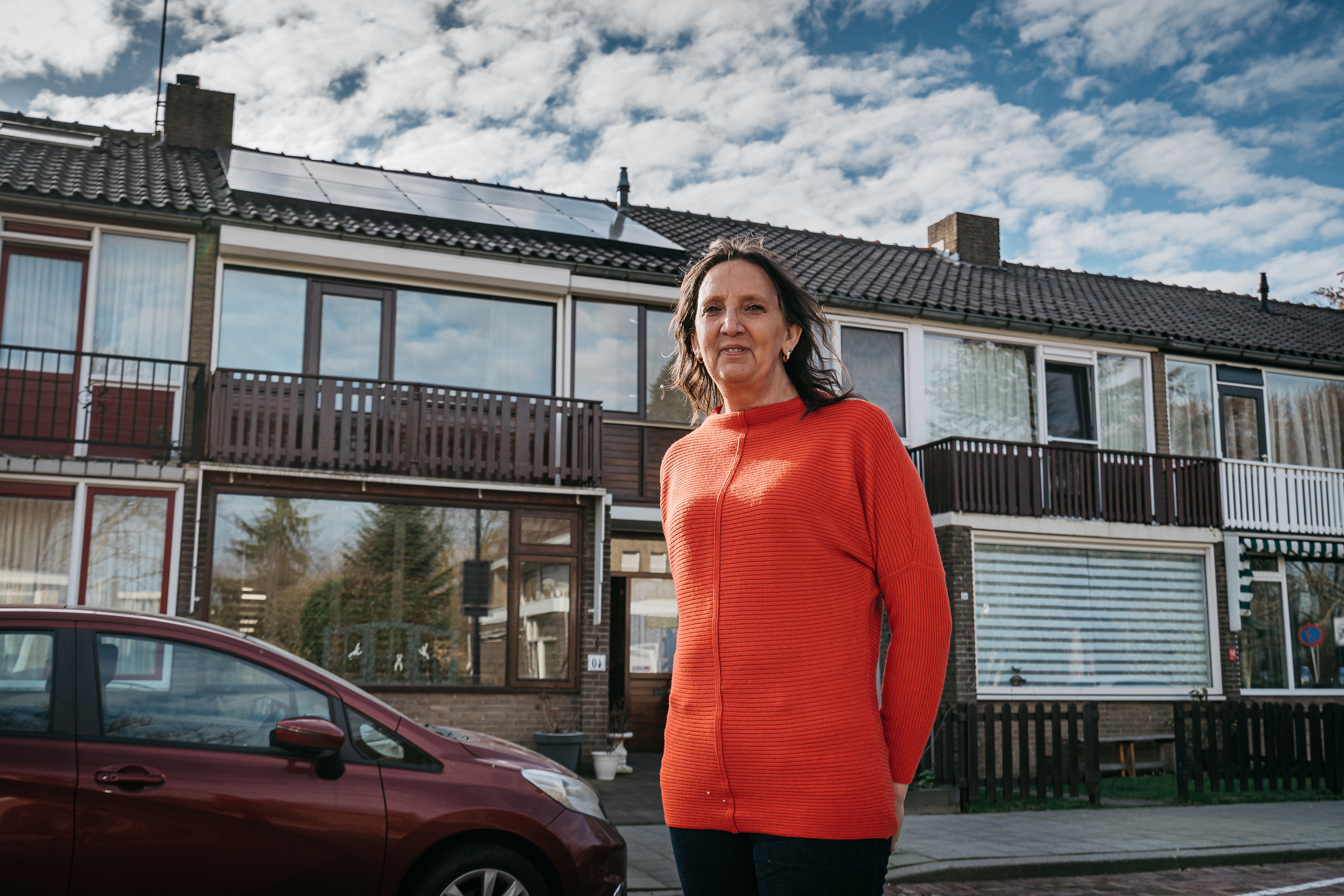 Mevr. Nuij uit Rozenburg met zonnepanelen