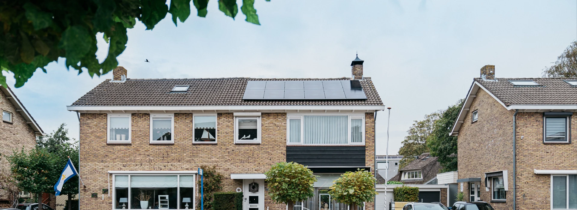 Dhr. Ten Velde uit Nieuw-Lekkerland met zonnepanelen