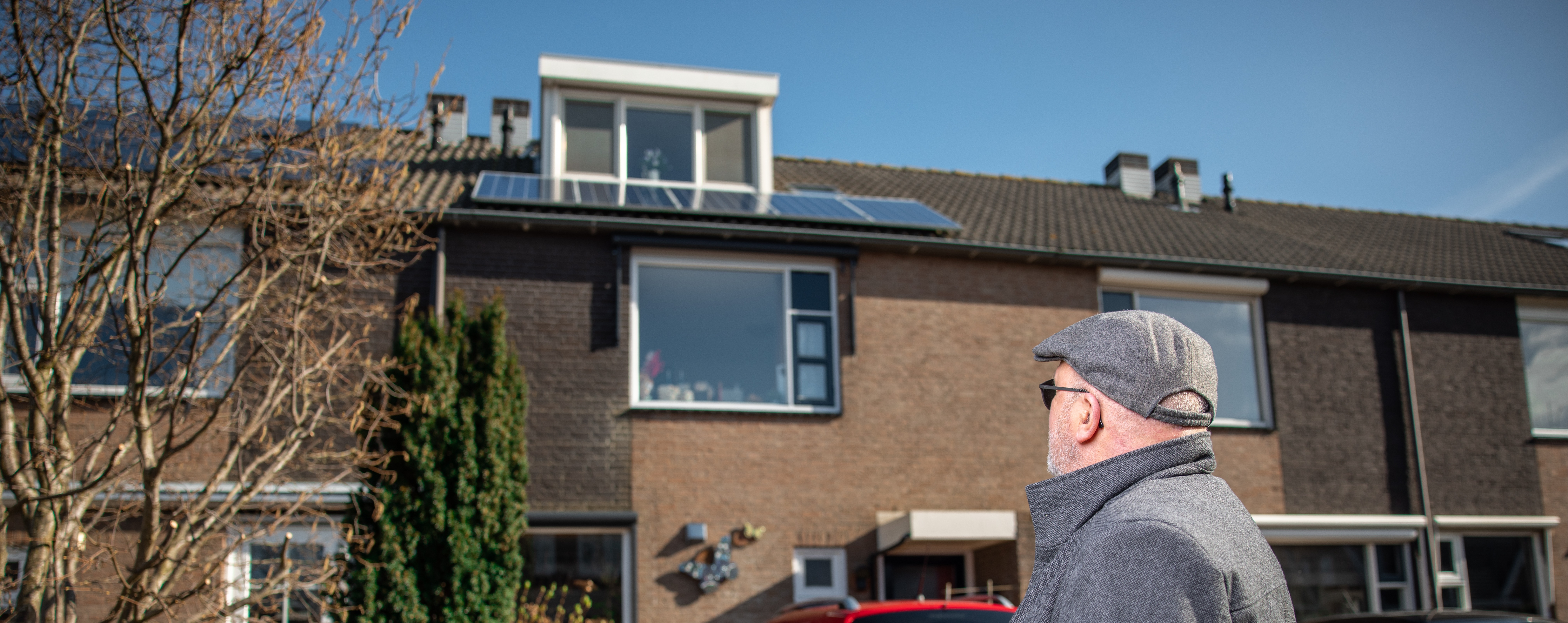 Dhr. Timmer uit Oud-Beijerland met zonnepanelen