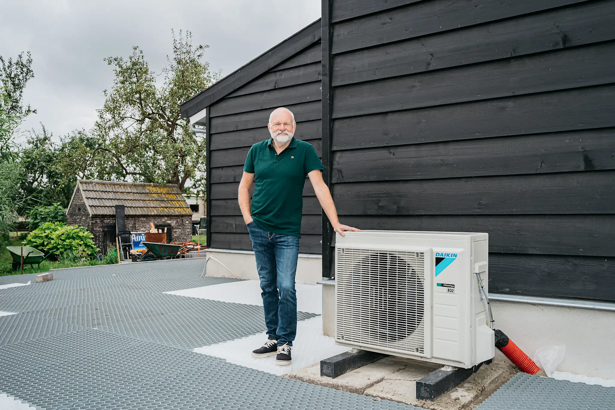 Warmtepomp bij klant