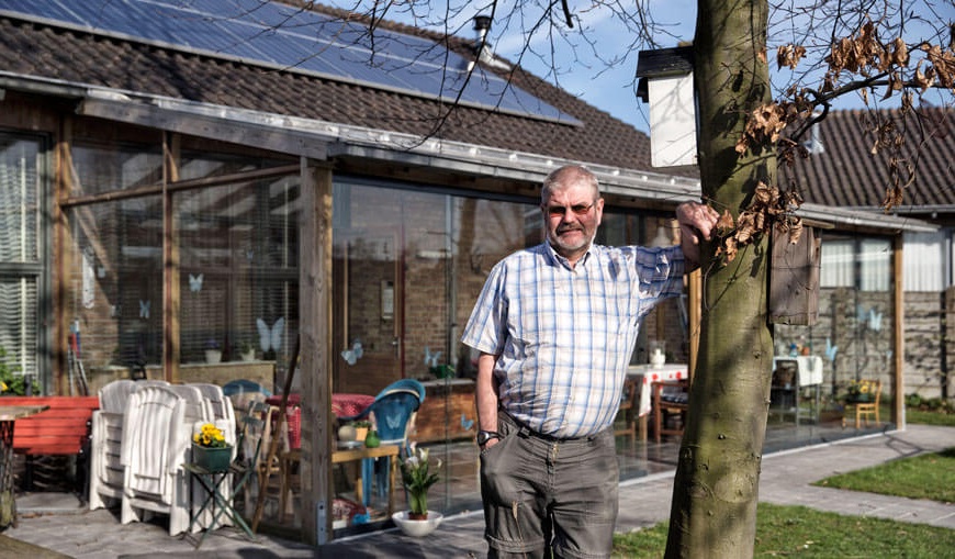 Dhr. Borgt uit Koewacht met zonnepanelen