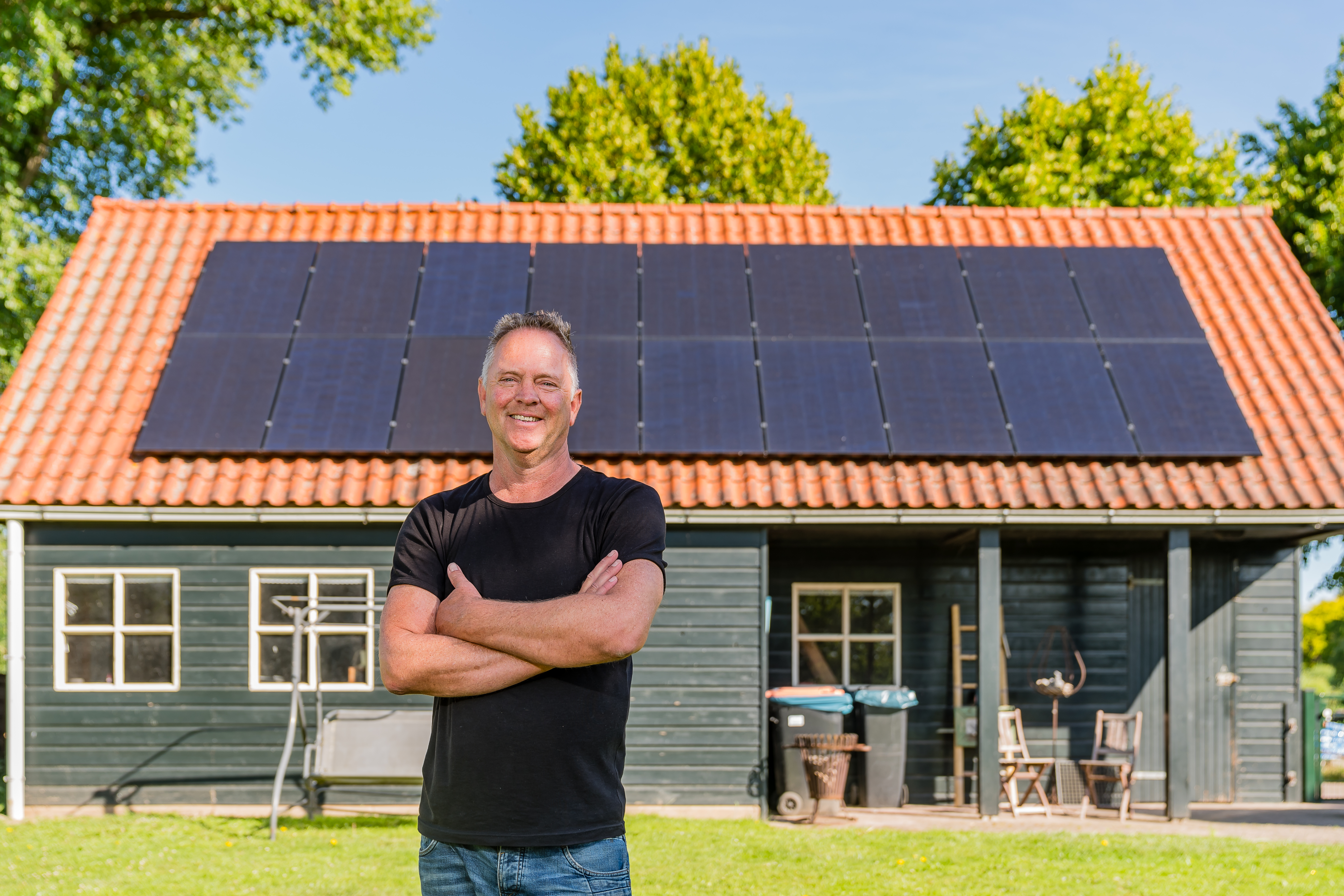 Louter -  Rockanje - zonnepanelen