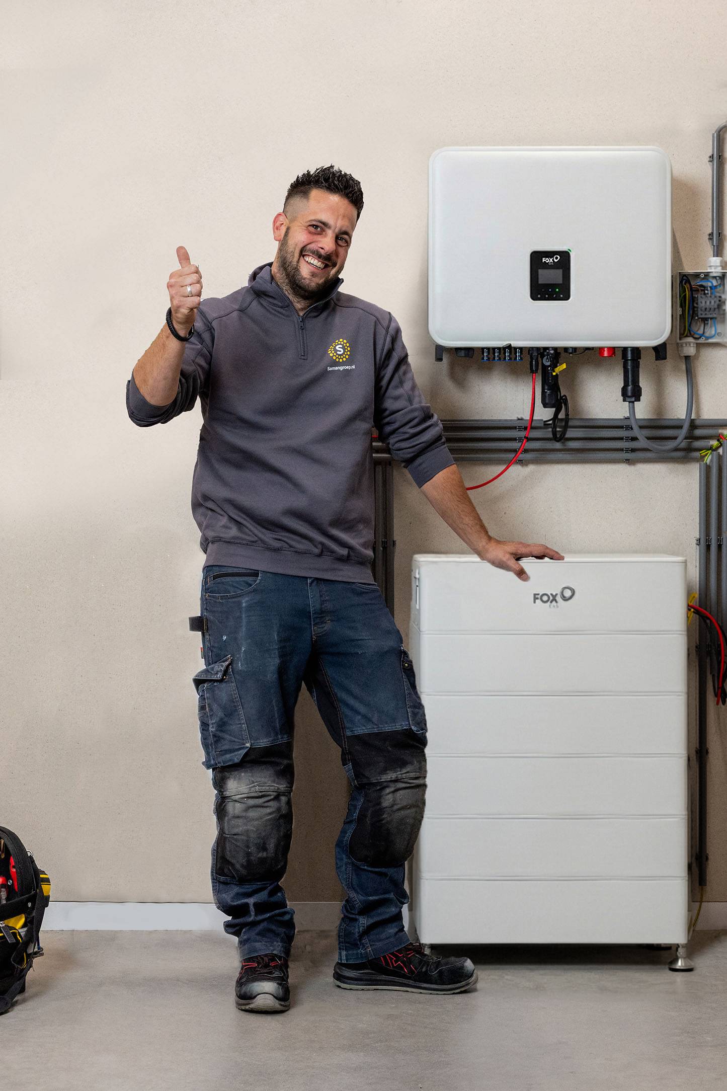 monteur thuisbatterij