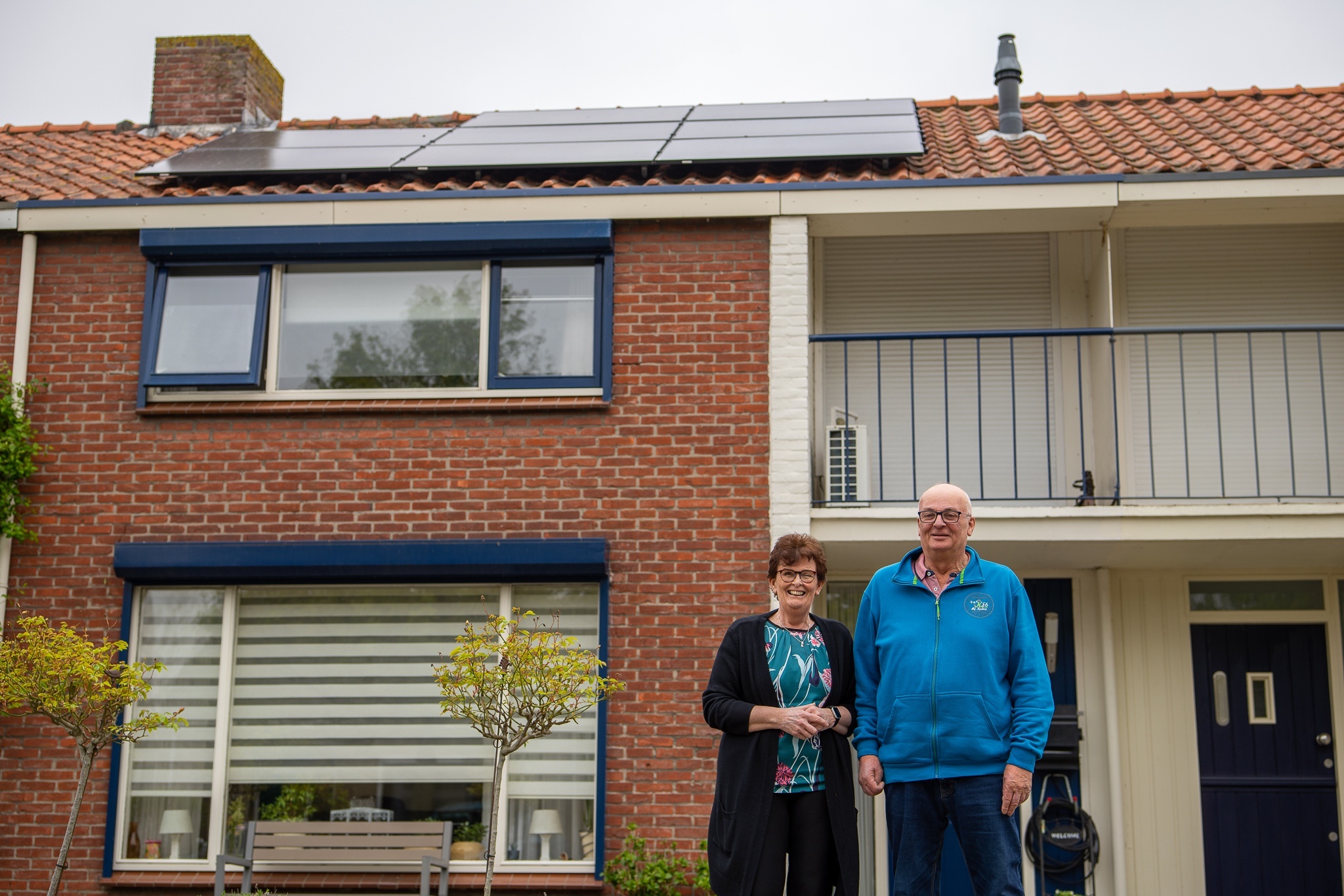 Fam. Passchier uit Kerkwerve met zonnepanelen