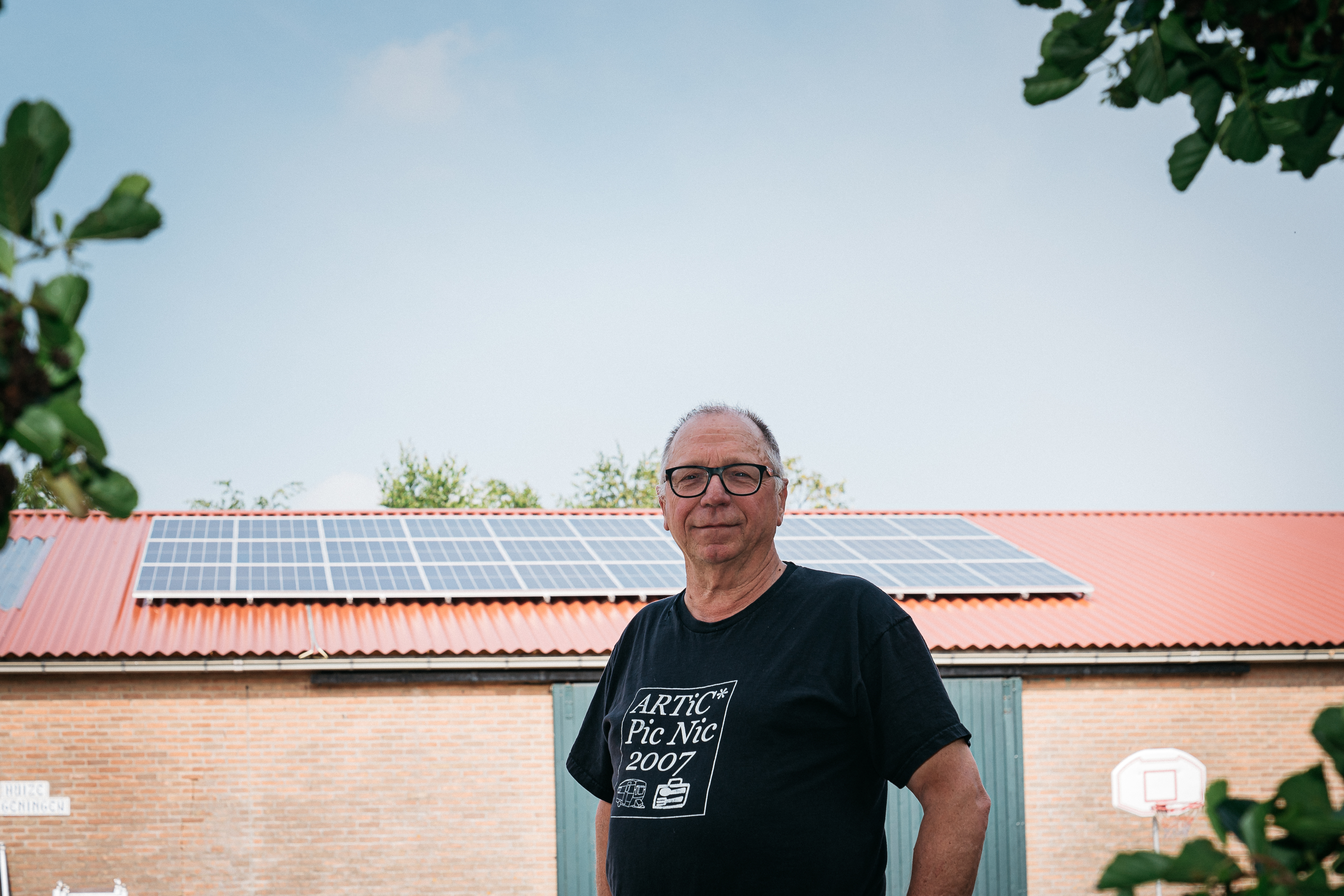 Dhr. Verseput uit Zonnemaire met zonnepanelen 