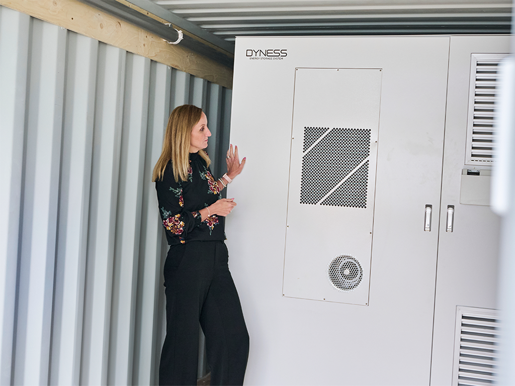 Batterij opslag voor bedrijven