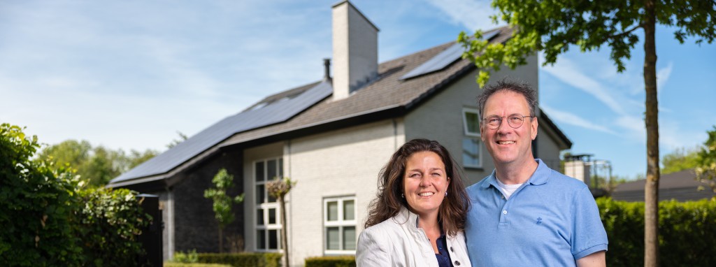 Martin van Wijnen uit Oostvoorne met zonnepanelen