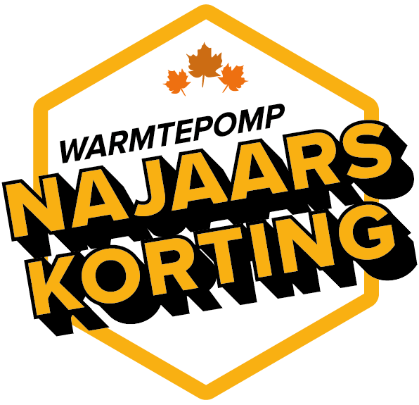 Najaarskorting warmtepomp logo