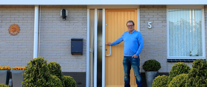 Dhr. de Kok uit Terneuzen met zonnepanelen