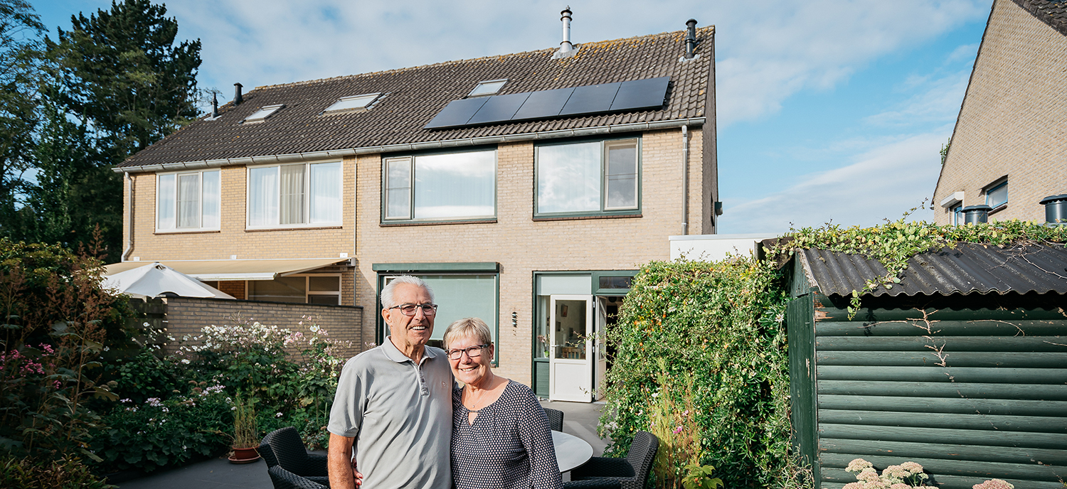 Dhr. van Strien uit Aardenburg met zonnepanelen