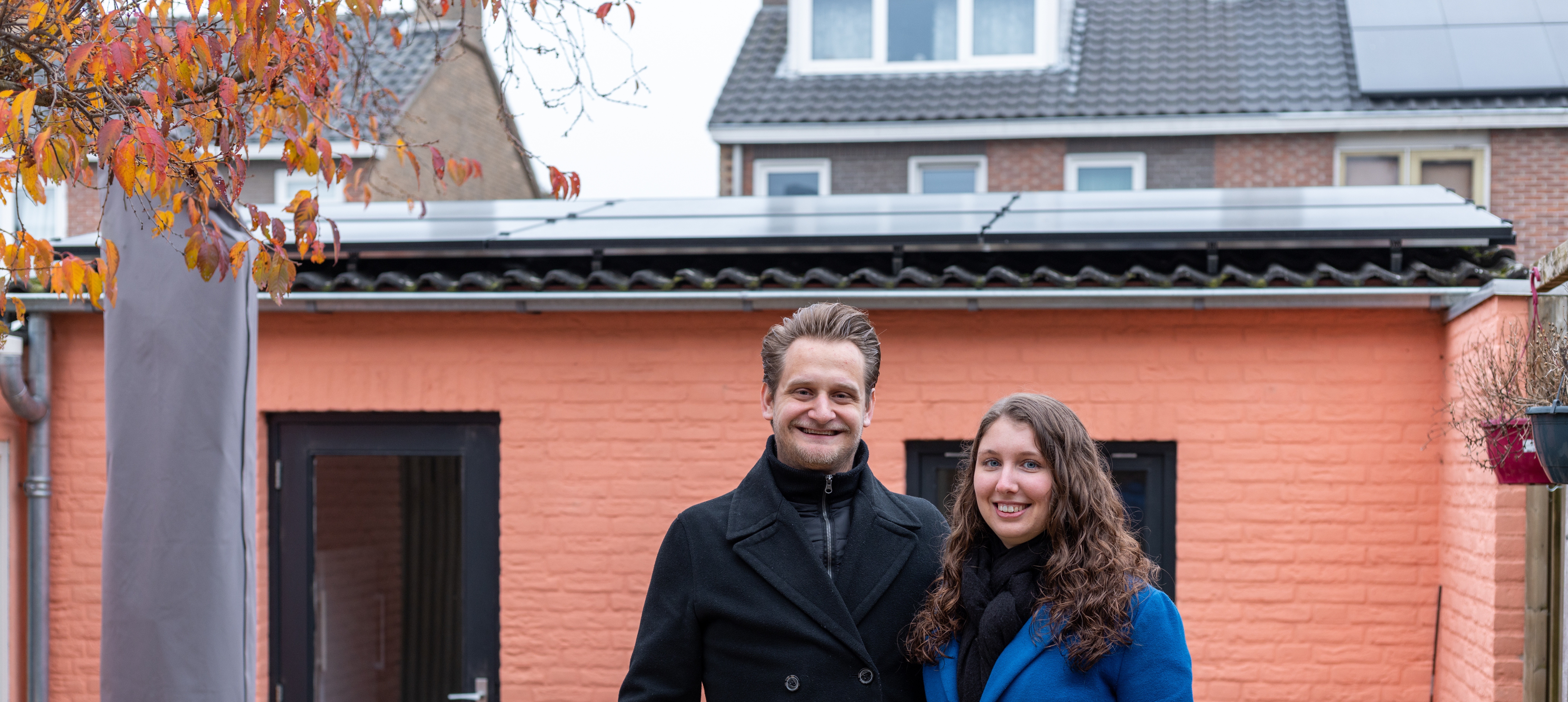 Joris en Gwen Biesters uit Valkenswaard met zonnepanelen