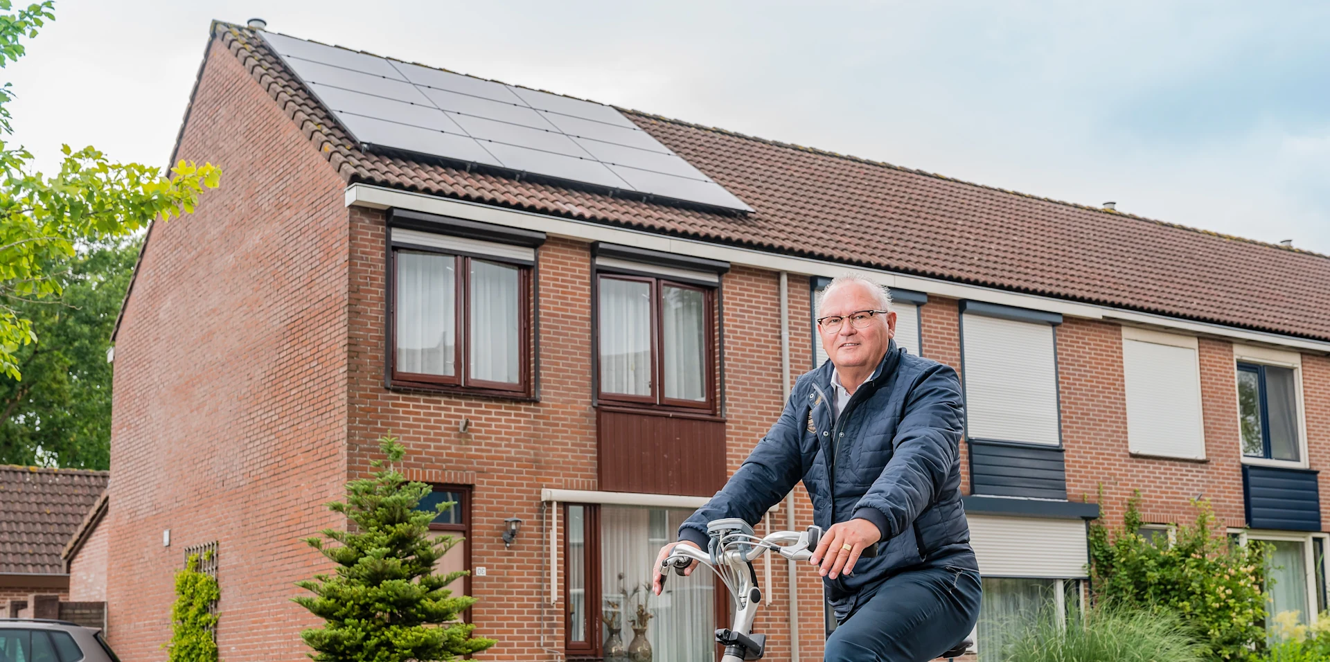 Dhr. Vermeulen uit Dirksland met zonnepanelen