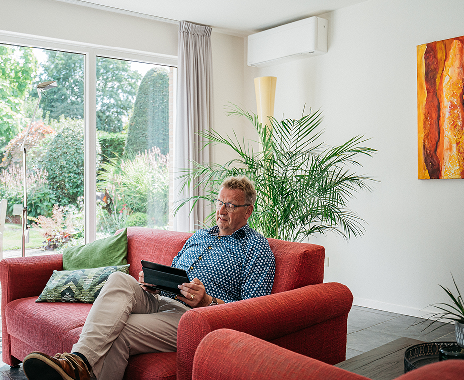Airco in de woonkamer