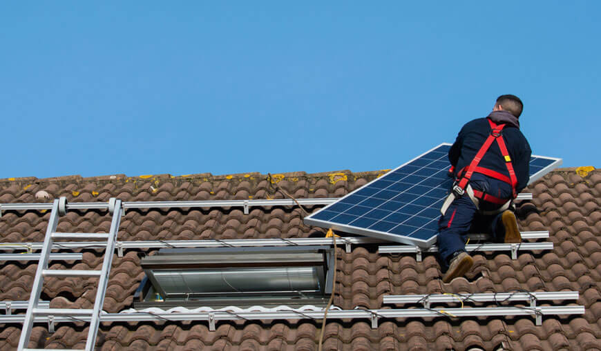 Dhr. van de Wege uit Vlissingen met zonnepanelen