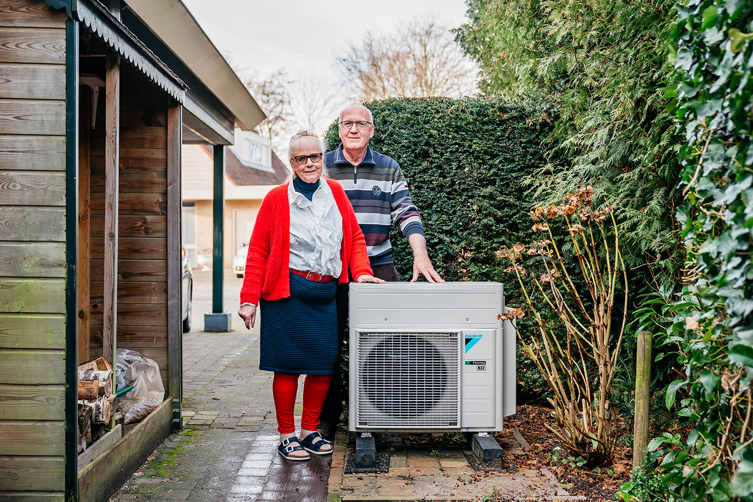 Familie Lanser uit Bruinisse met zonnepanelen en een warmtepomp