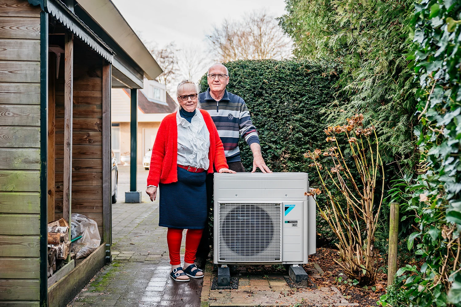 Familie Lanser uit Bruinisse met zonnepanelen en een warmtepomp